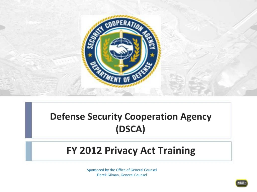 PPT - Defense Security Cooperation Agency DSCA PowerPoint Presentation ...