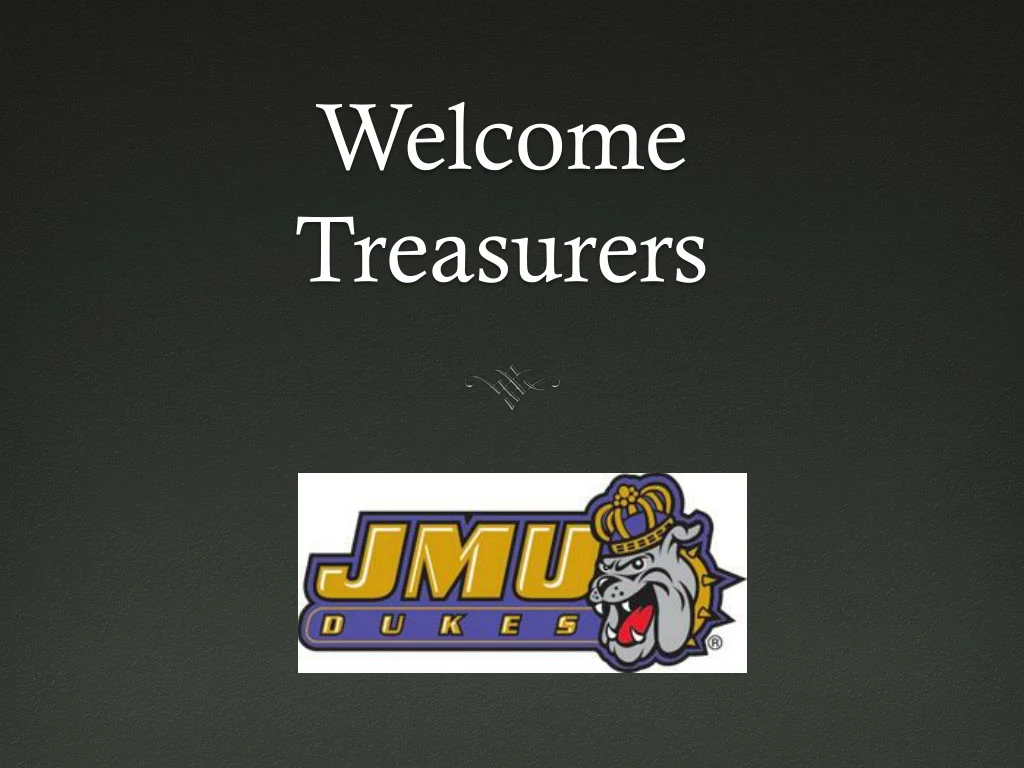 welcome treasurers n.