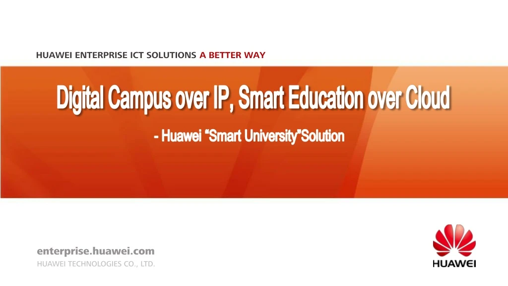 digital campus over ip smart education over cloud n.