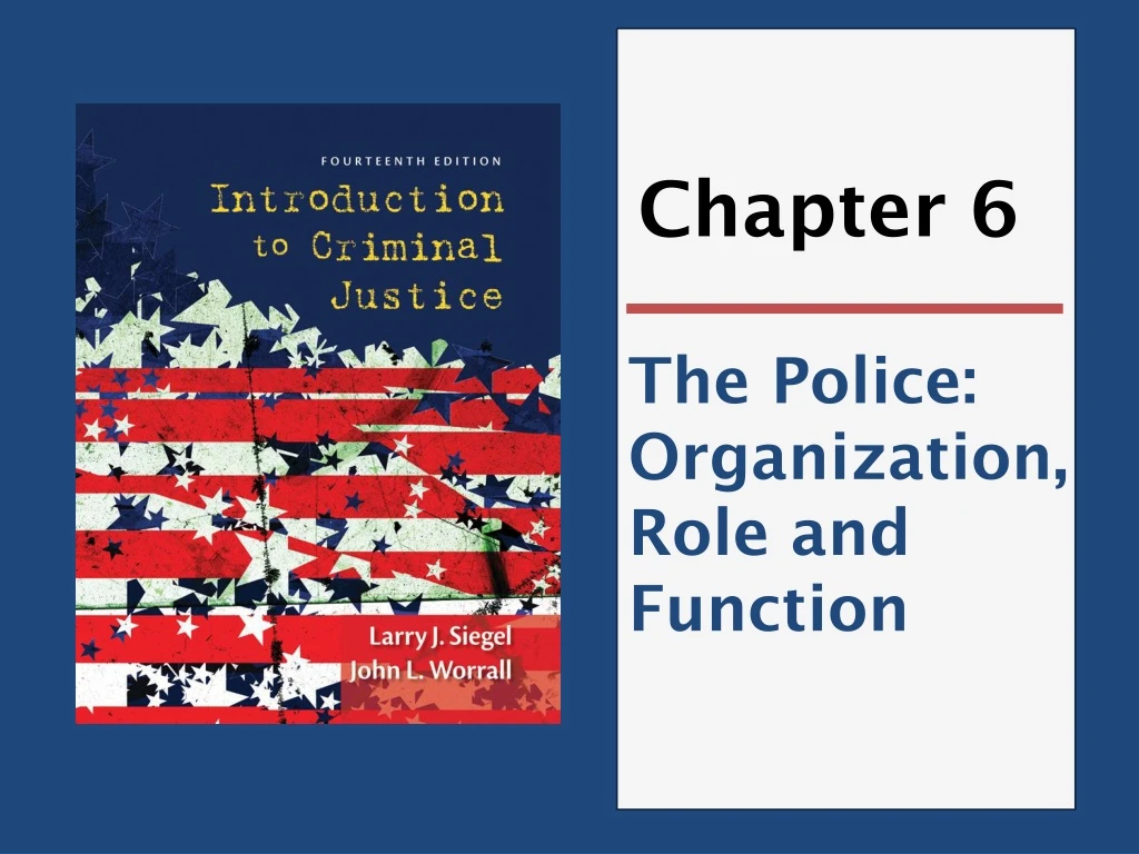 PPT - The Police: Organization, Role And Function PowerPoint ...