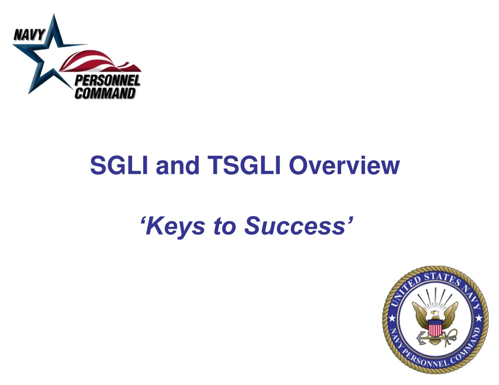 sgli and tsgli overview keys to success n.