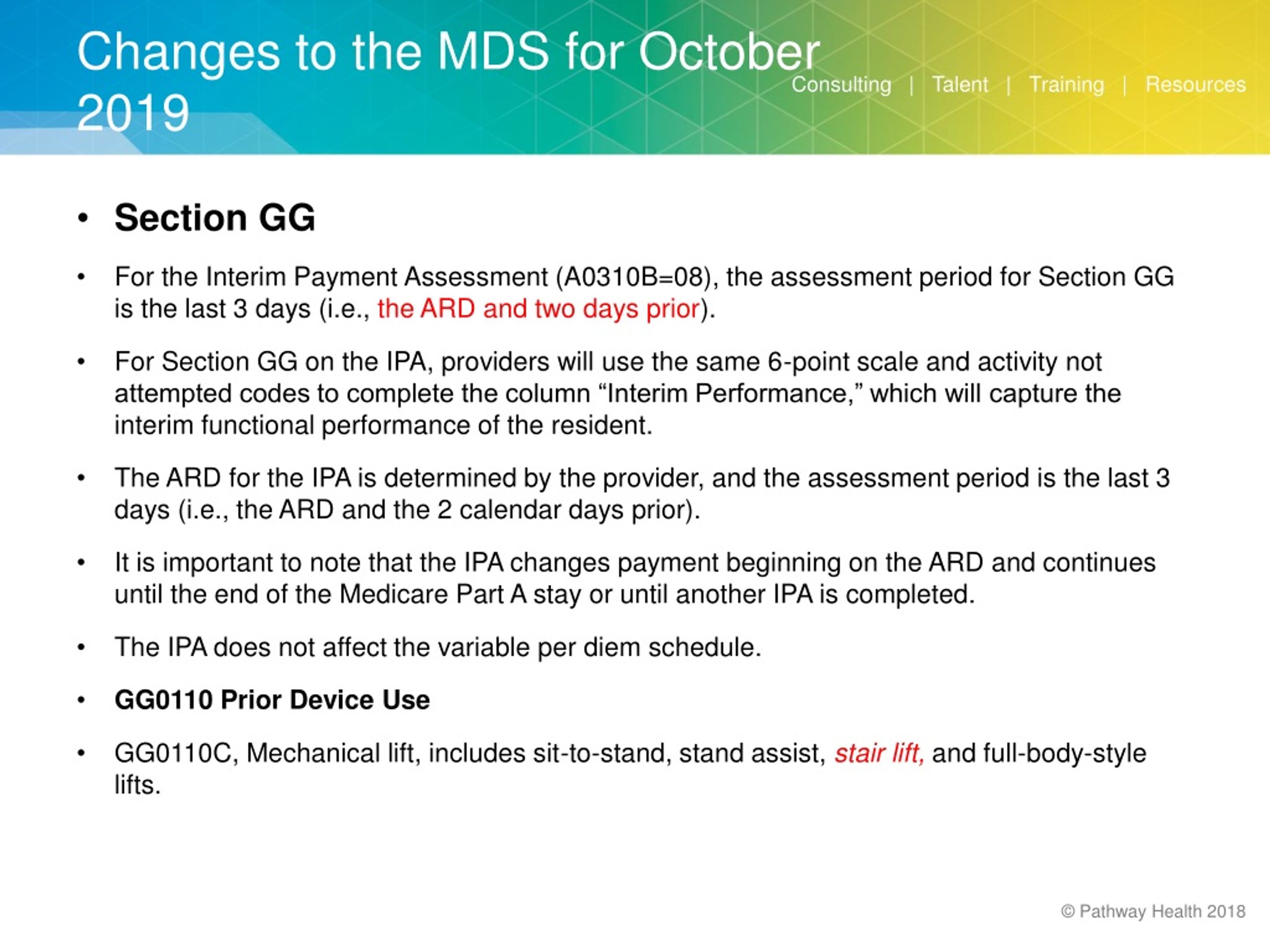 PPT Review Other MDS Changes PowerPoint Presentation, free download