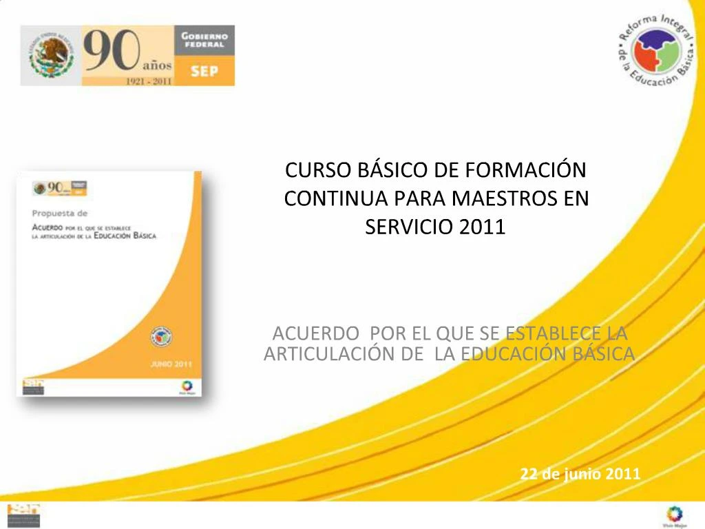 PPT CURSO B SICO DE FORMACI N CONTINUA PARA MAESTROS EN SERVICIO 2011 