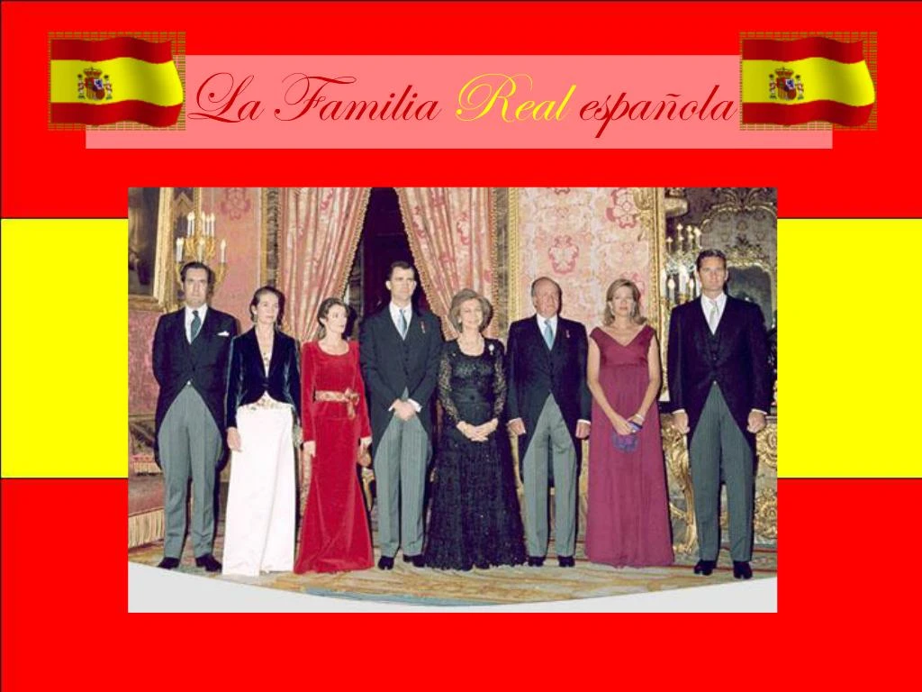 PPT La Familia Real Espa Ola PowerPoint Presentation Free Download ID