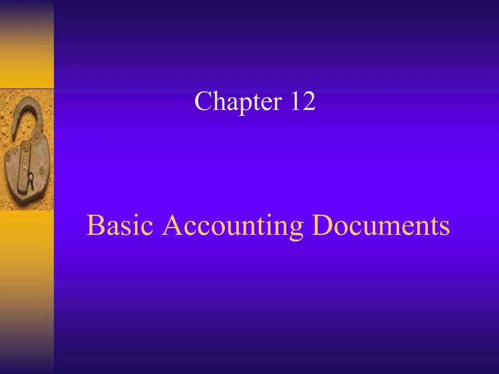 PPT Basic Accounting Documents PowerPoint Presentation, free download ID395458