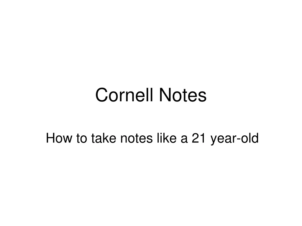 cornell notes n.