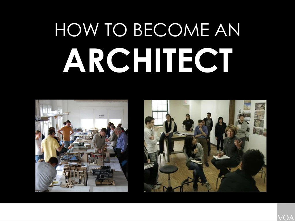 PPT HOW TO AN ARCHITECT PowerPoint Presentation, free download