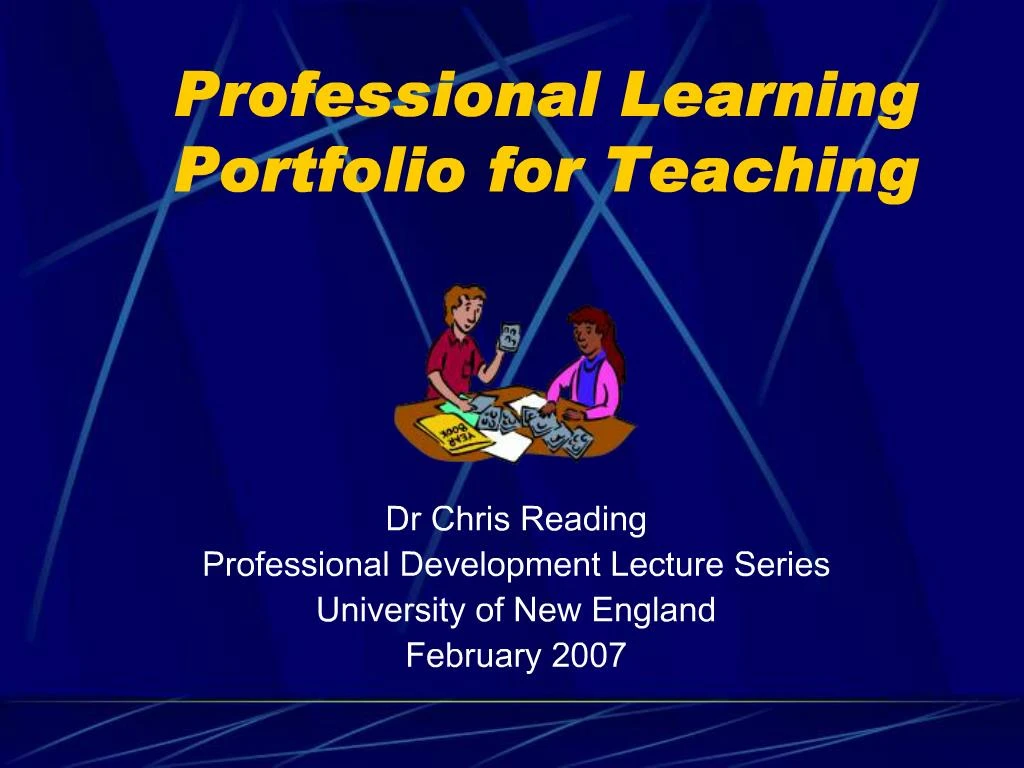 Ppt Professional Learning Portfolio For Teaching Powerpoint