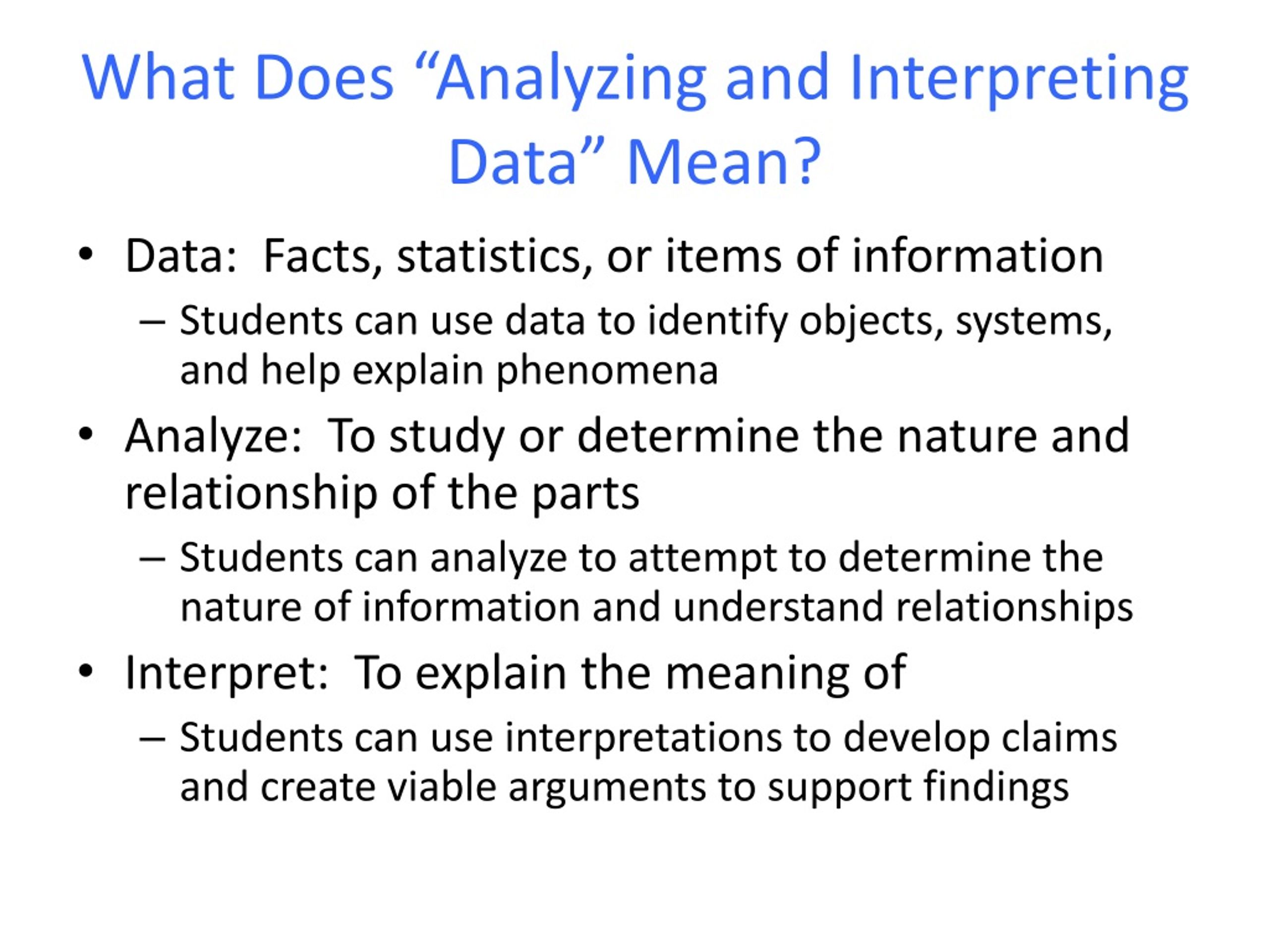 Analysing Miss O'Grady. Analysing Analysing is the interpretation of the  data. It involves examining the data and giving meaning to it. When data  has. - ppt download