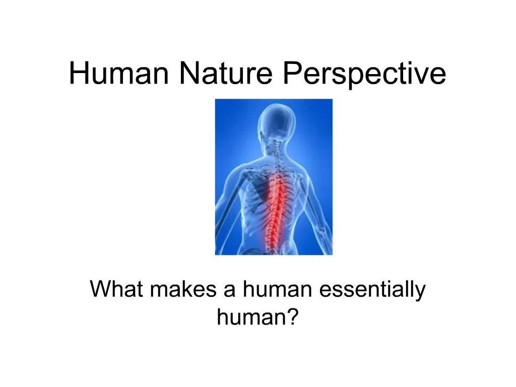 presentation on human nature