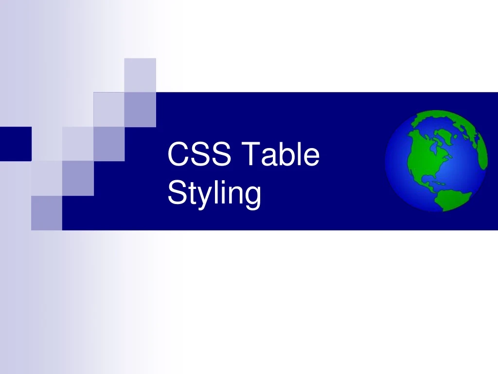 css table styling n.