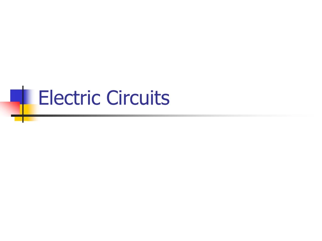 electric circuits n.