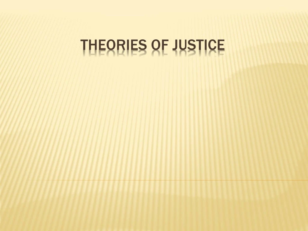 theories of justice n.