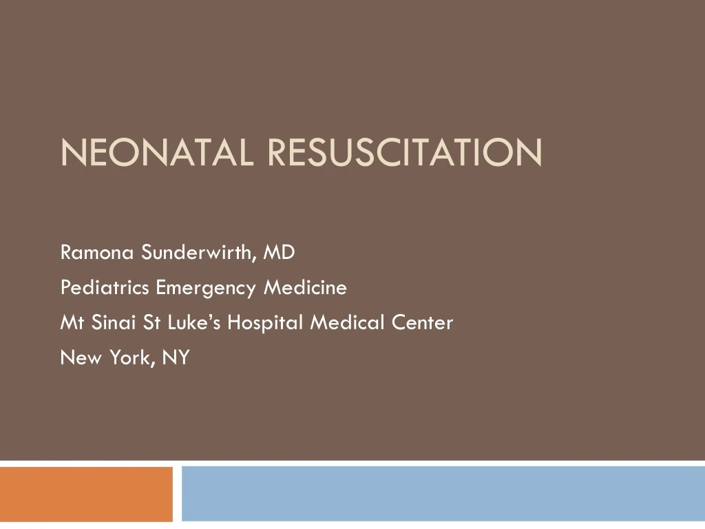 PPT - NeoNatal Resuscitation PowerPoint Presentation, free download ...