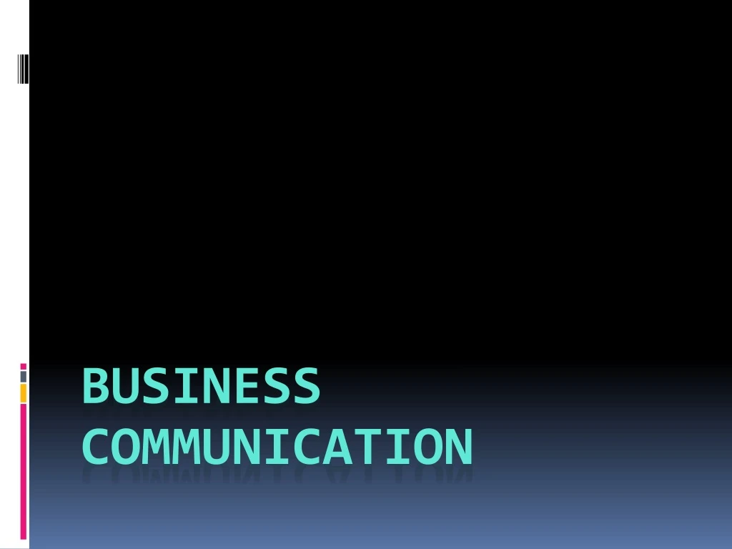 PPT - Business communication PowerPoint Presentation, free download ...