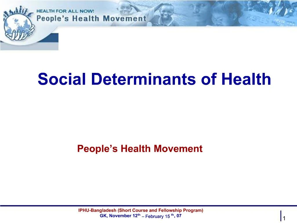 Ppt Social Determinants Of Health Powerpoint Presentation Free