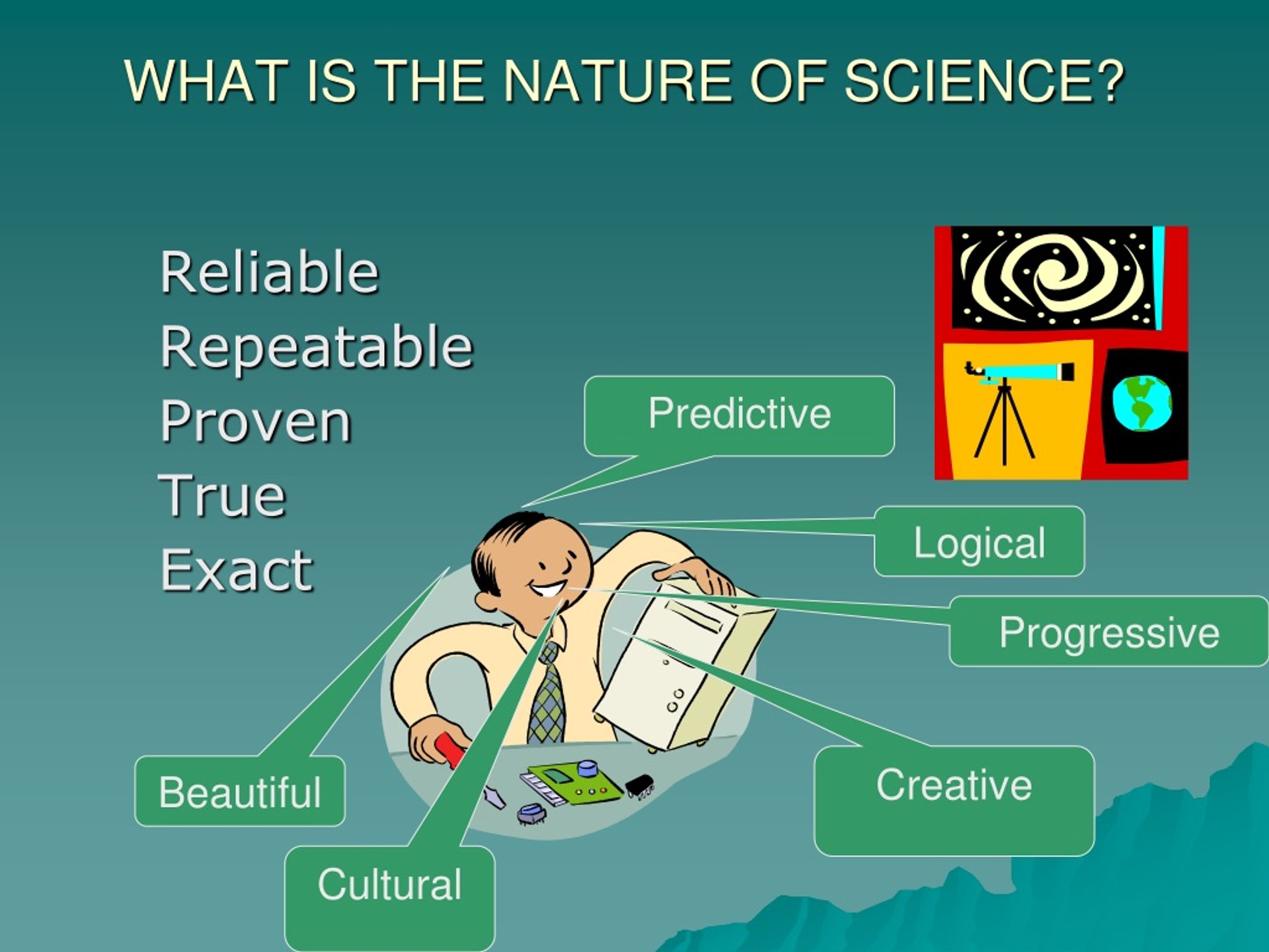 PPT WHAT IS THE NATURE OF SCIENCE PowerPoint Presentation Free 