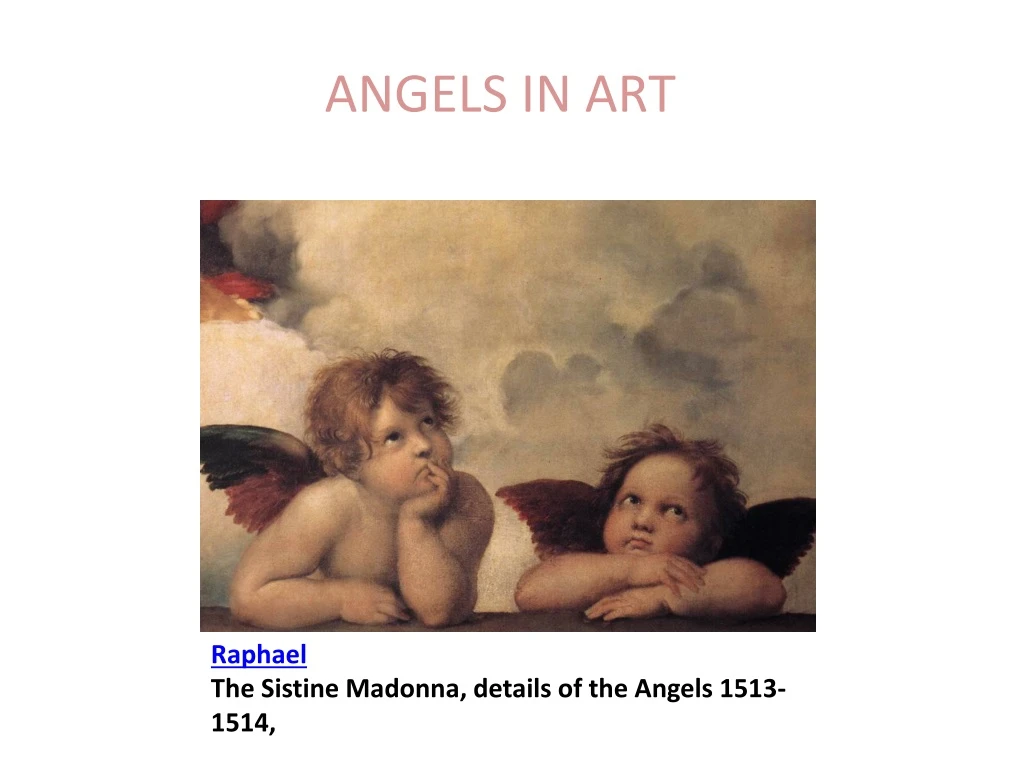 raphael the sistine madonna details of the angels 1513 1514 n.