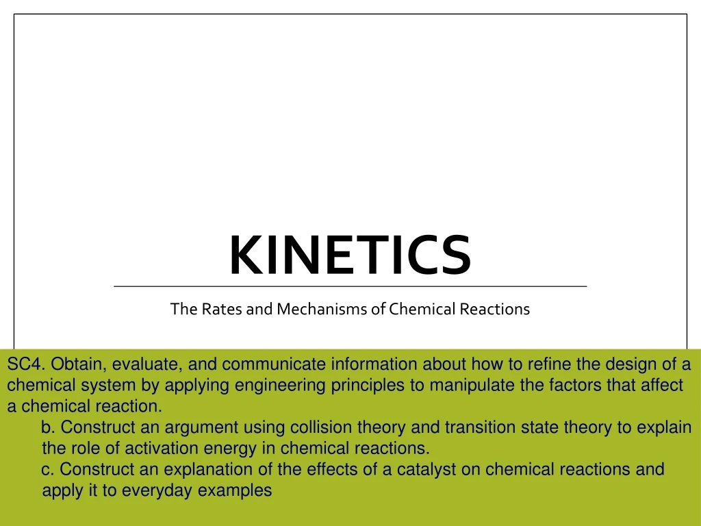 Ppt Chemical Kinetics Powerpoint Presentation Free Download Id 5609537