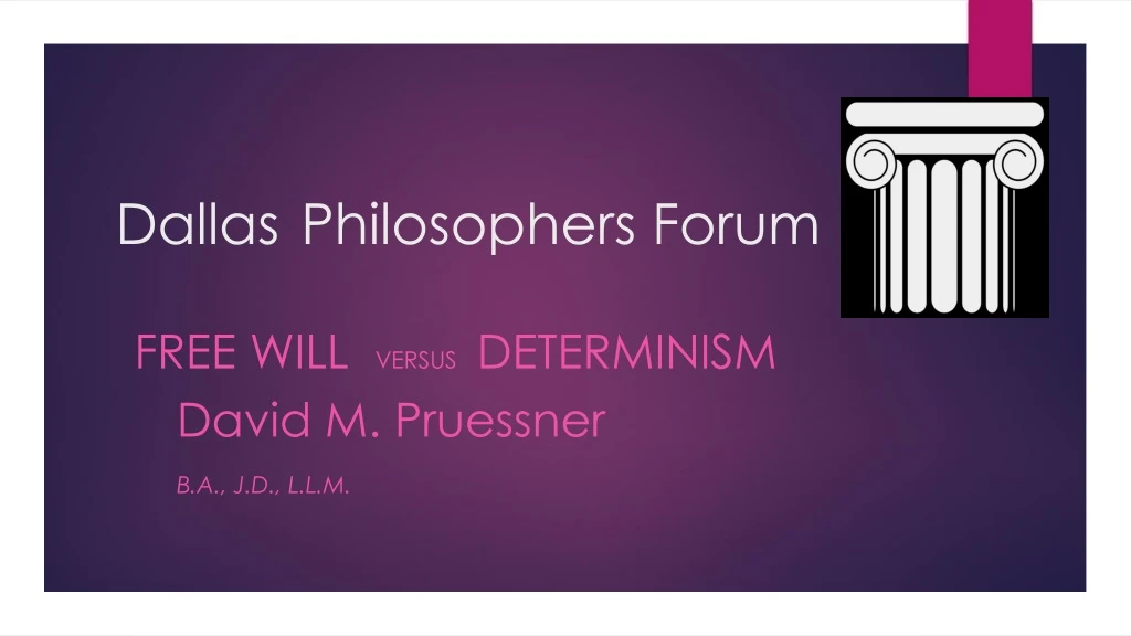dallas philosophers forum n.