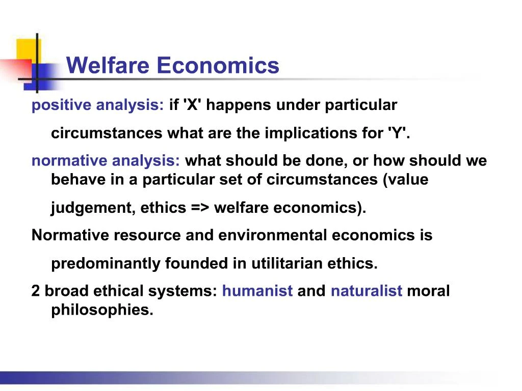 research topics in welfare economics