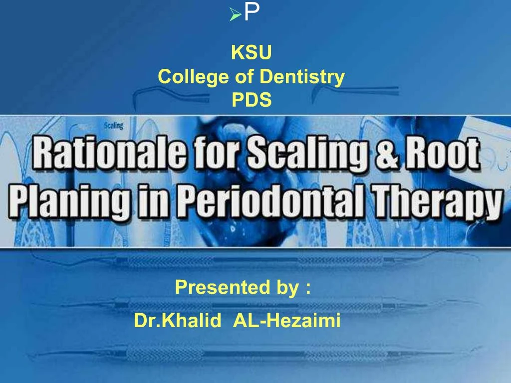 PPT KSU College of Dentistry PDS PowerPoint Presentation, free