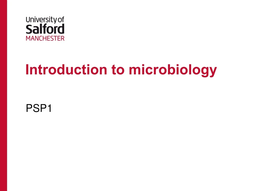 PPT - Introduction To Microbiology PowerPoint Presentation, Free ...