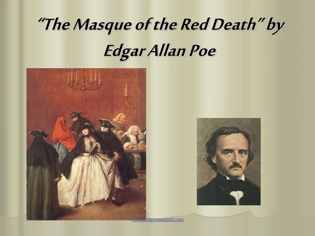 the masque of the red death by edgar allan poe n.
