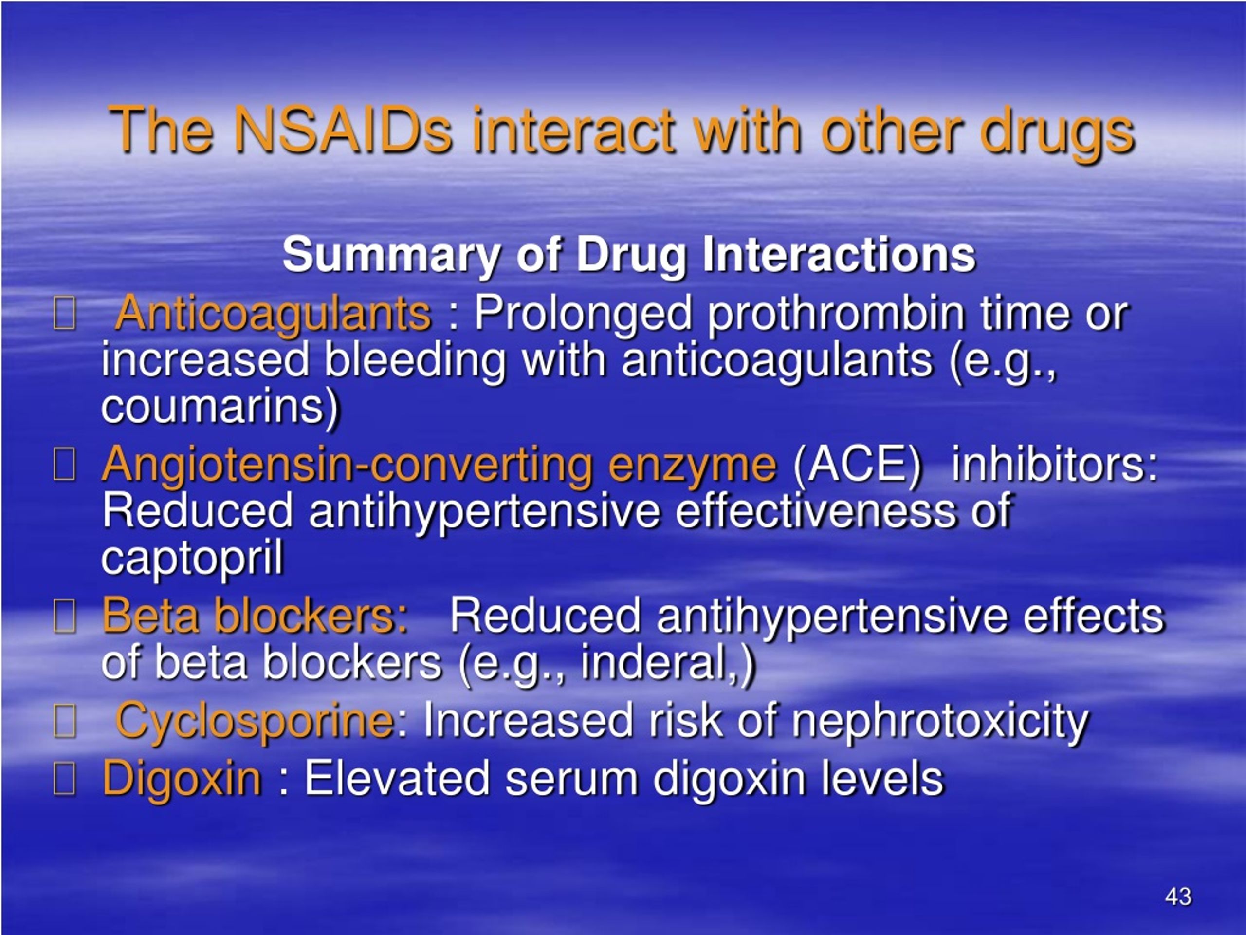 what drugs interact with ace inhibitors