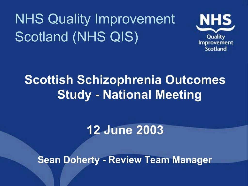 Ppt - Nhs Quality Improvement Scotland Nhs Qis Powerpoint Presentation 