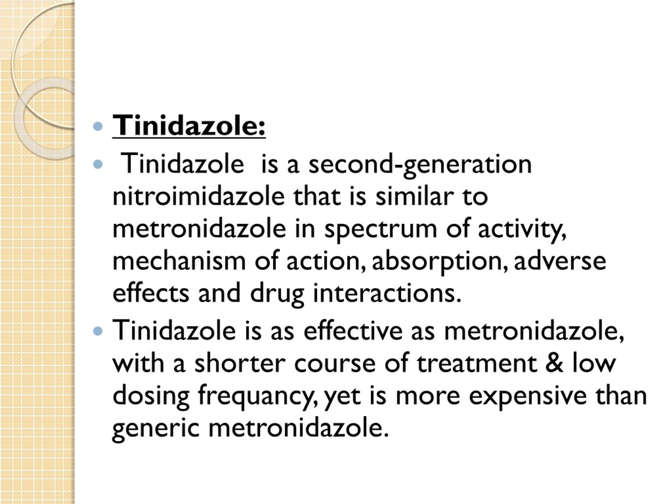tinidazole side effects alcohol