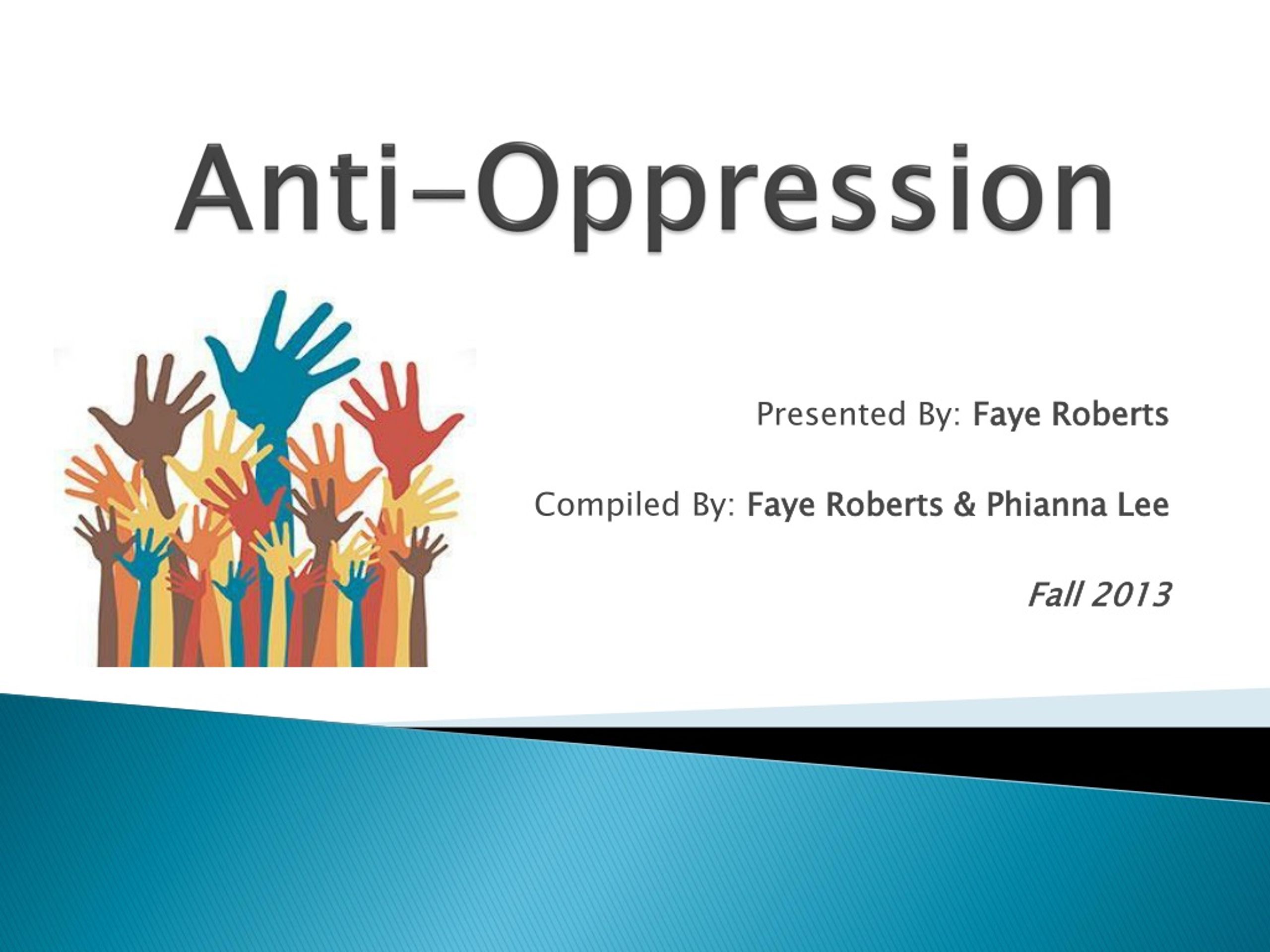 anti oppression analysis