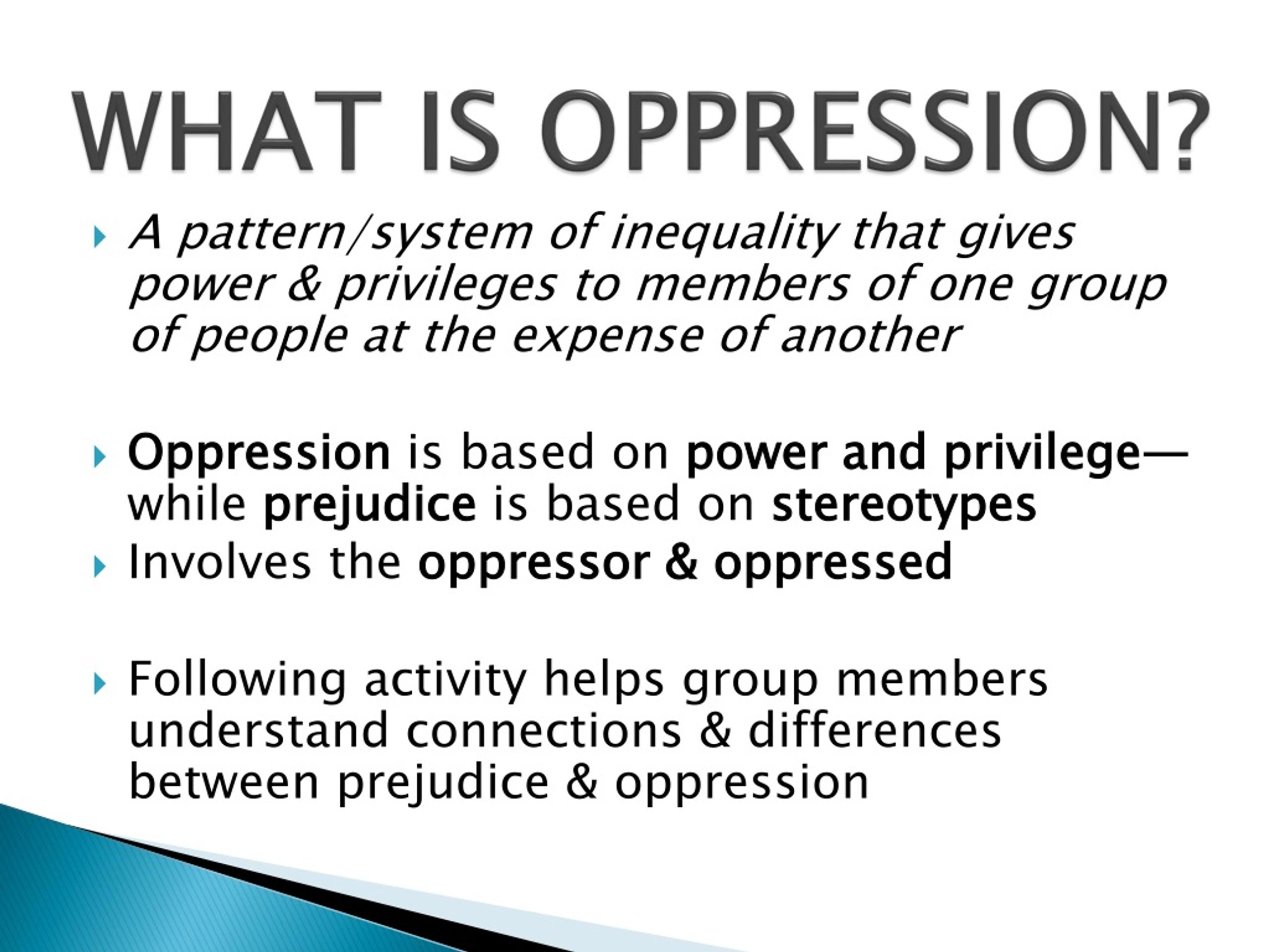 Ppt Anti Oppression Powerpoint Presentation Free Download Id