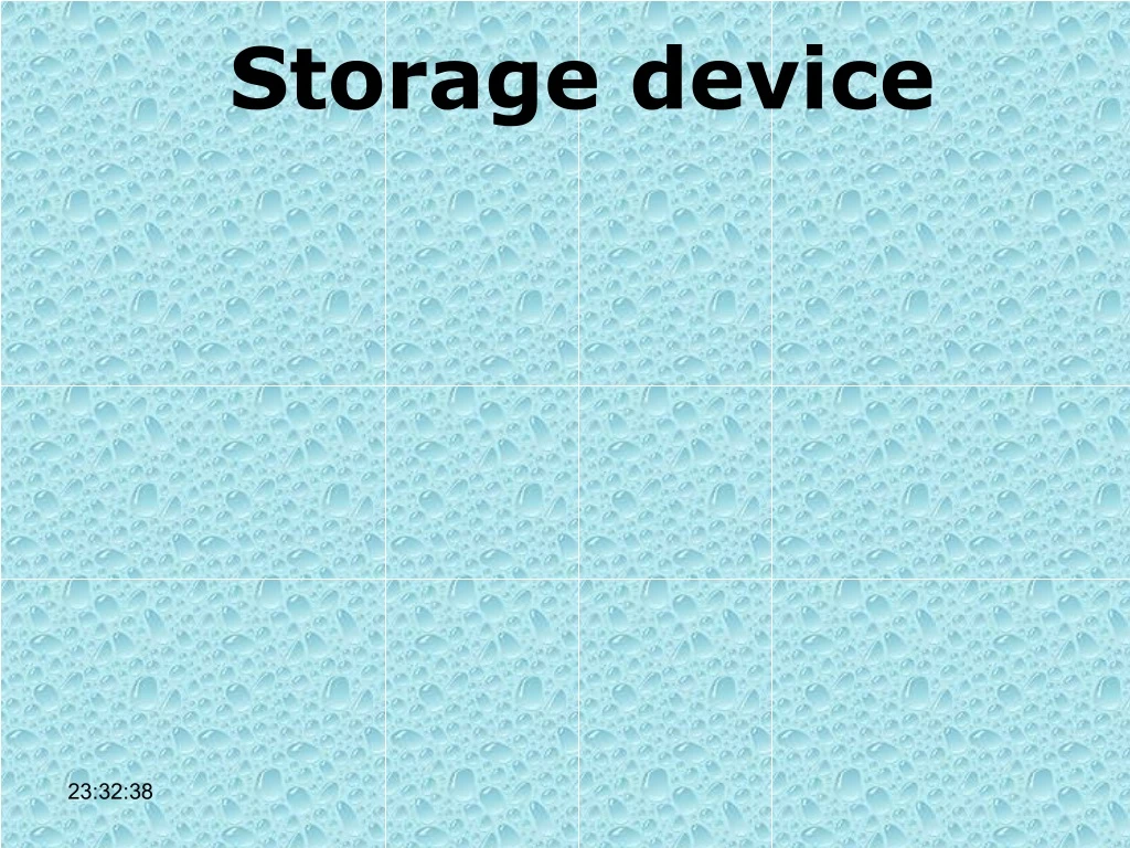 storage device n.