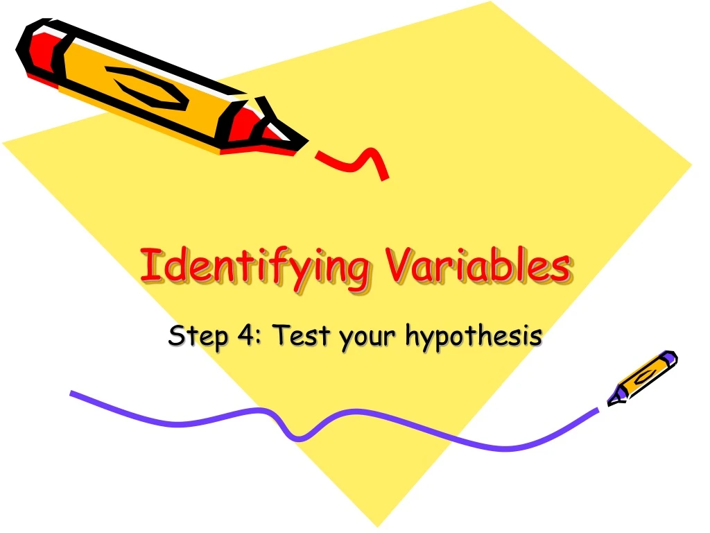 identifying variables n.