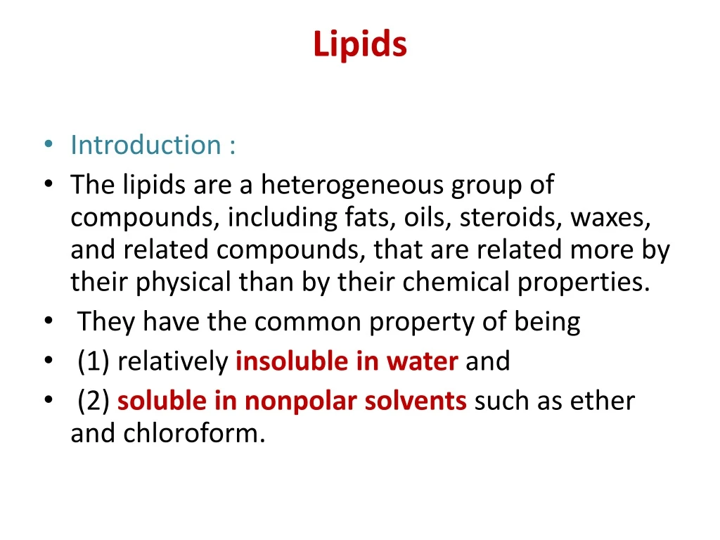 PPT - Lipids PowerPoint Presentation, Free Download - ID:434469