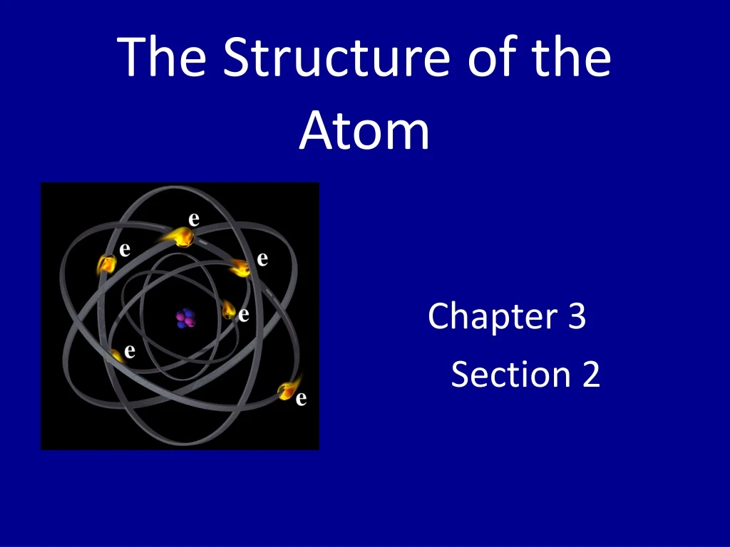 PPT - The Structure of the Atom PowerPoint Presentation, free download ...