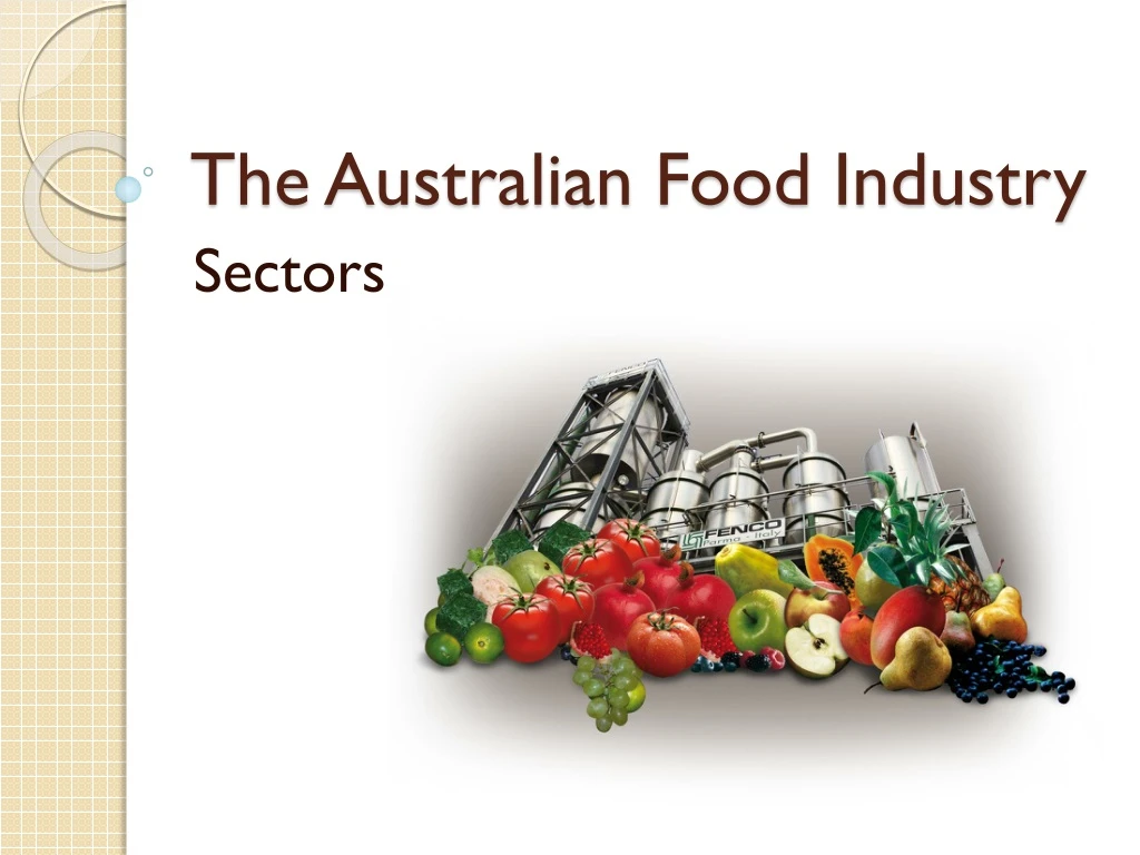 PPT The Australian Food PowerPoint free download -