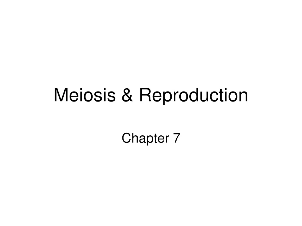 meiosis reproduction n.
