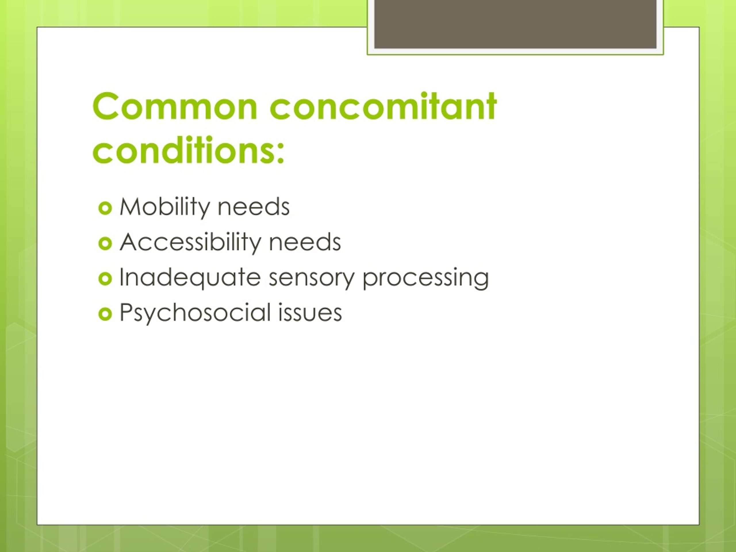 concomitant disease definition