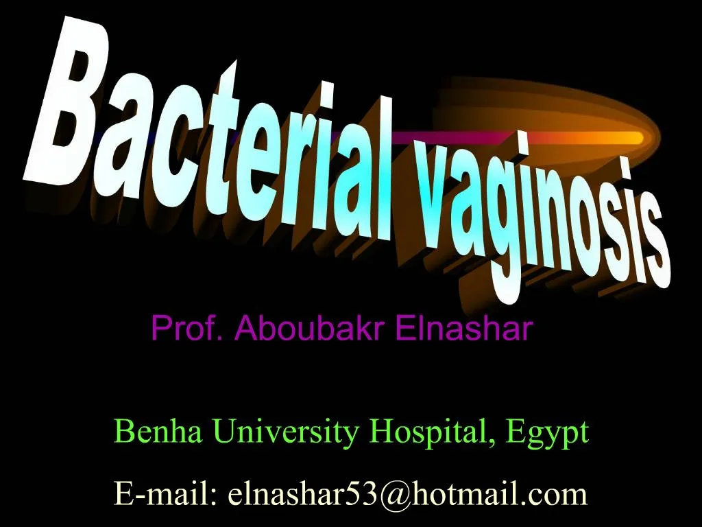 Ppt Bacterial Vaginosis Powerpoint Presentation Free Download Id438852 5488