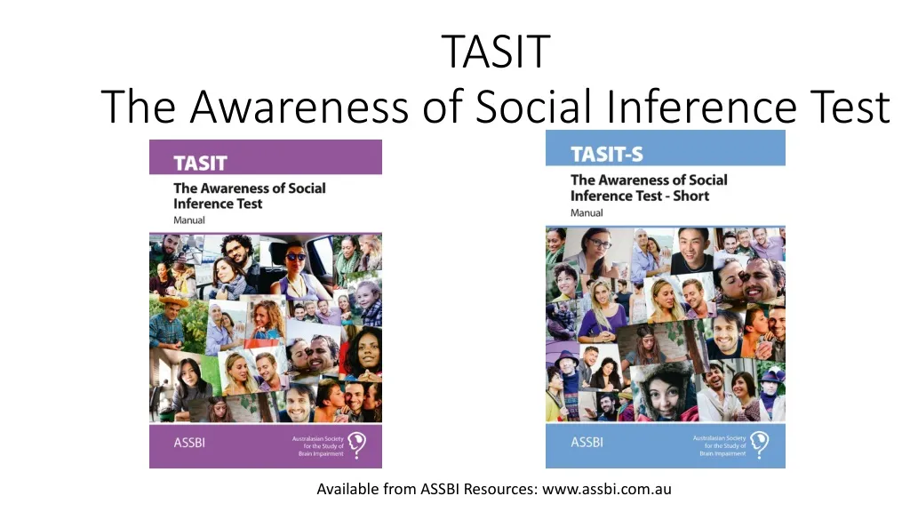 tasit the awareness of social inference test n.