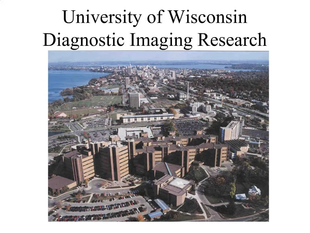PPT University of Wisconsin Diagnostic Imaging Research PowerPoint