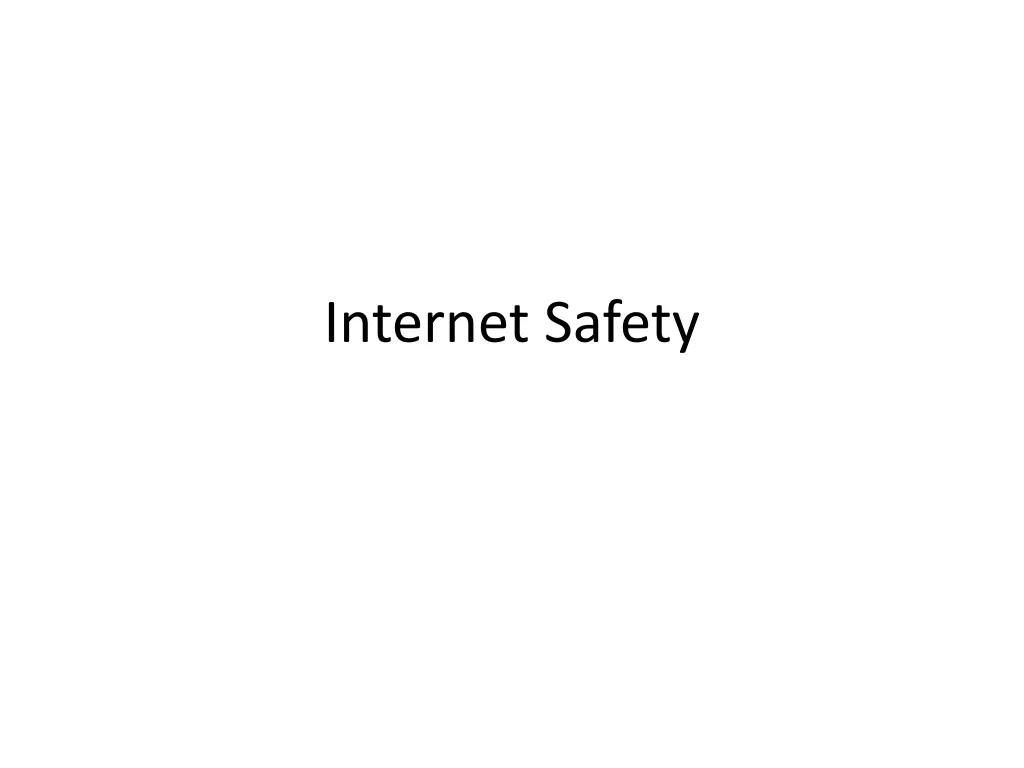 internet safety n.