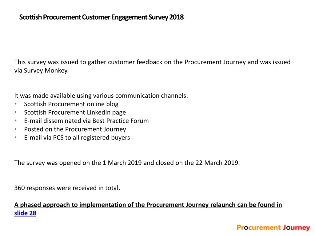 scottish procurement customer engagement survey 2018 n.