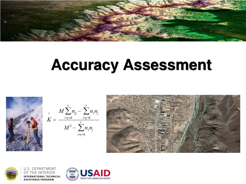 accuracy assessment n.