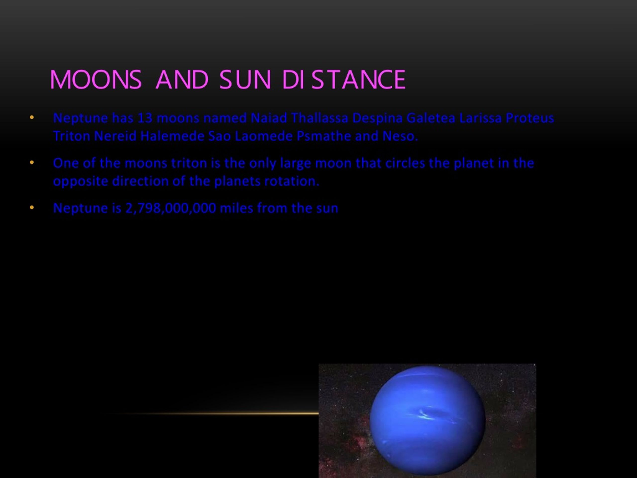 neptune and its 13 moons