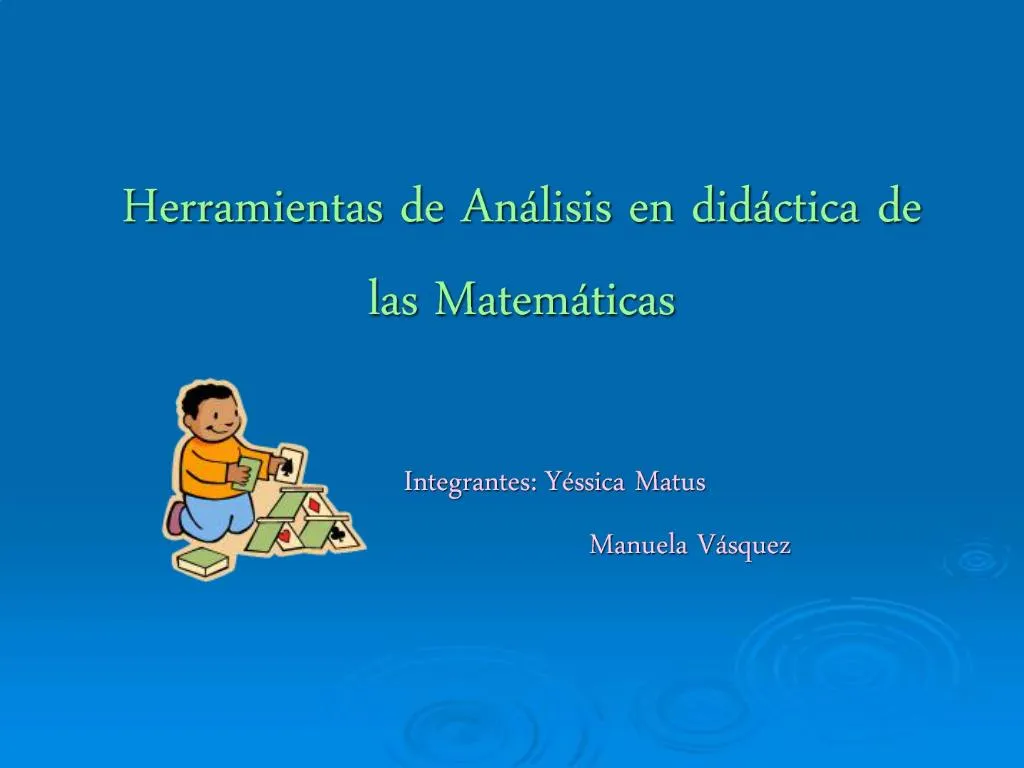 PPT - Herramientas De An Lisis En Did Ctica De Las Matem Ticas ...