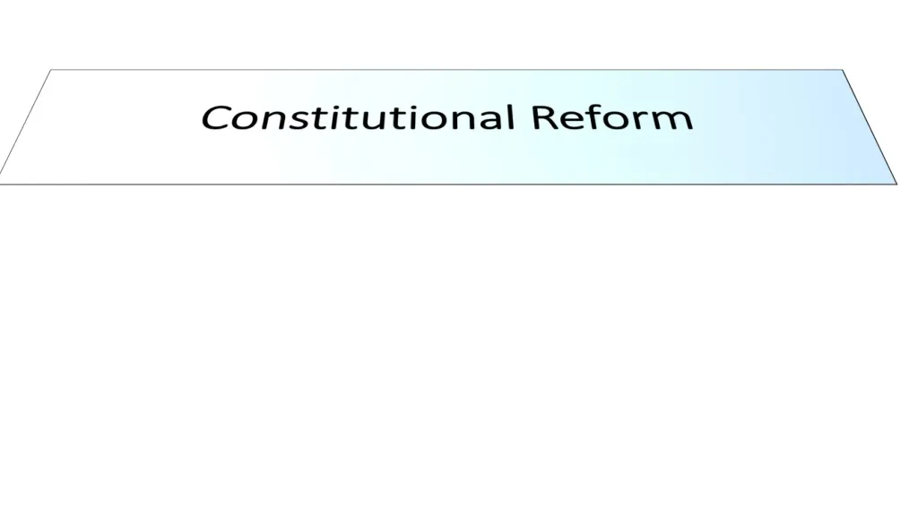 constitutional reform n.