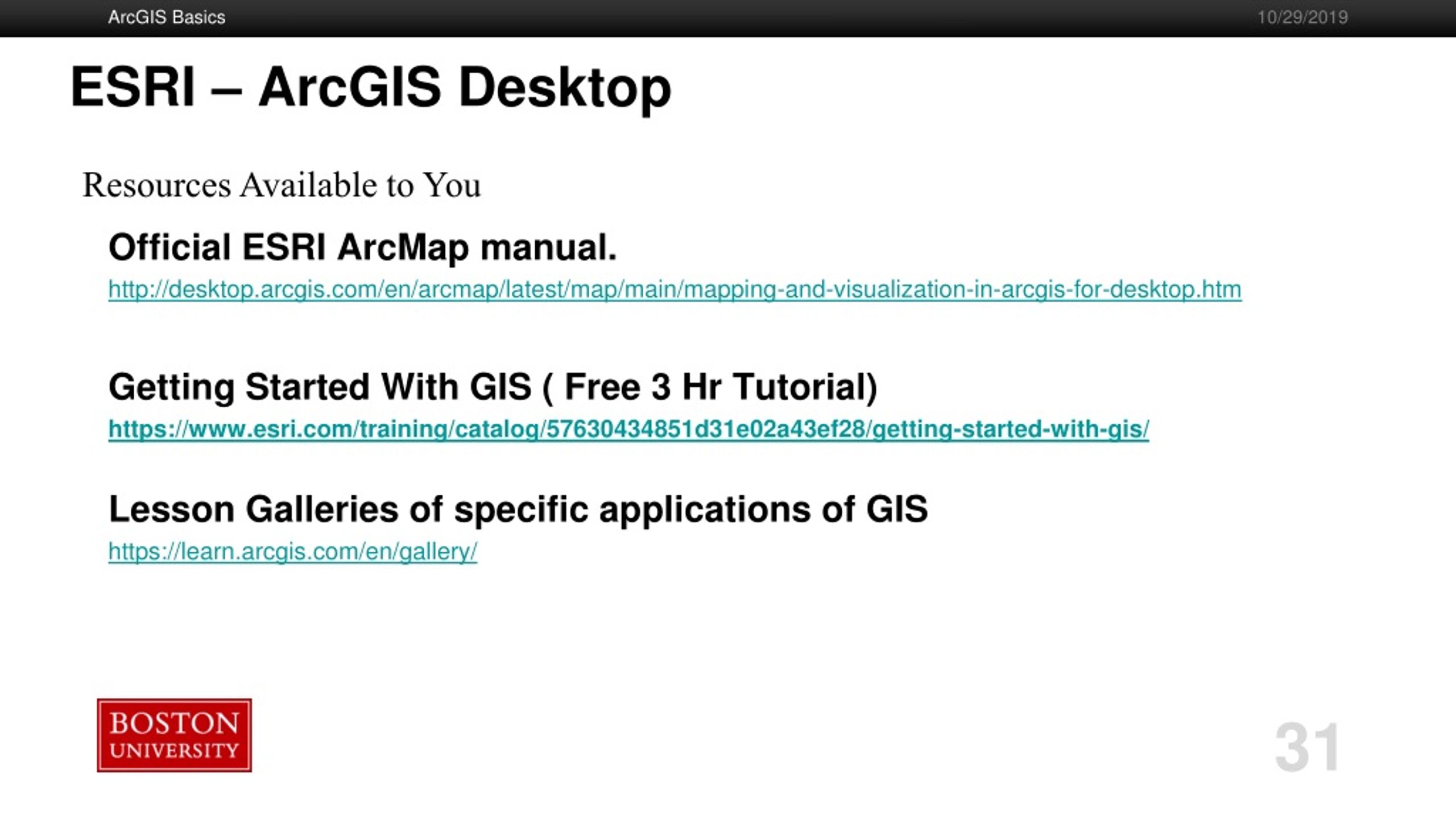 PPT - ArcGIS Basics PowerPoint Presentation, Free Download - ID:450141